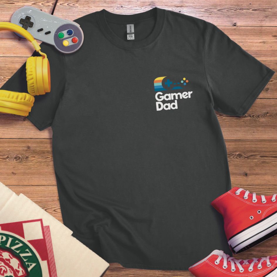 Retro Gamer Dad T-Shirt