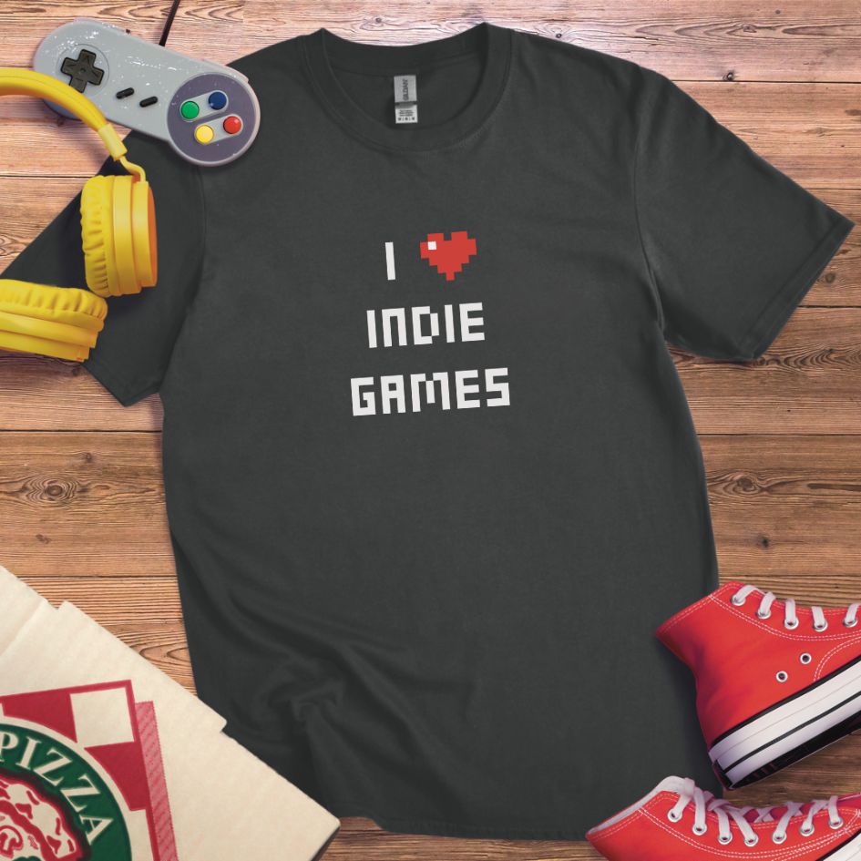 I Love Indie Games T-Shirt