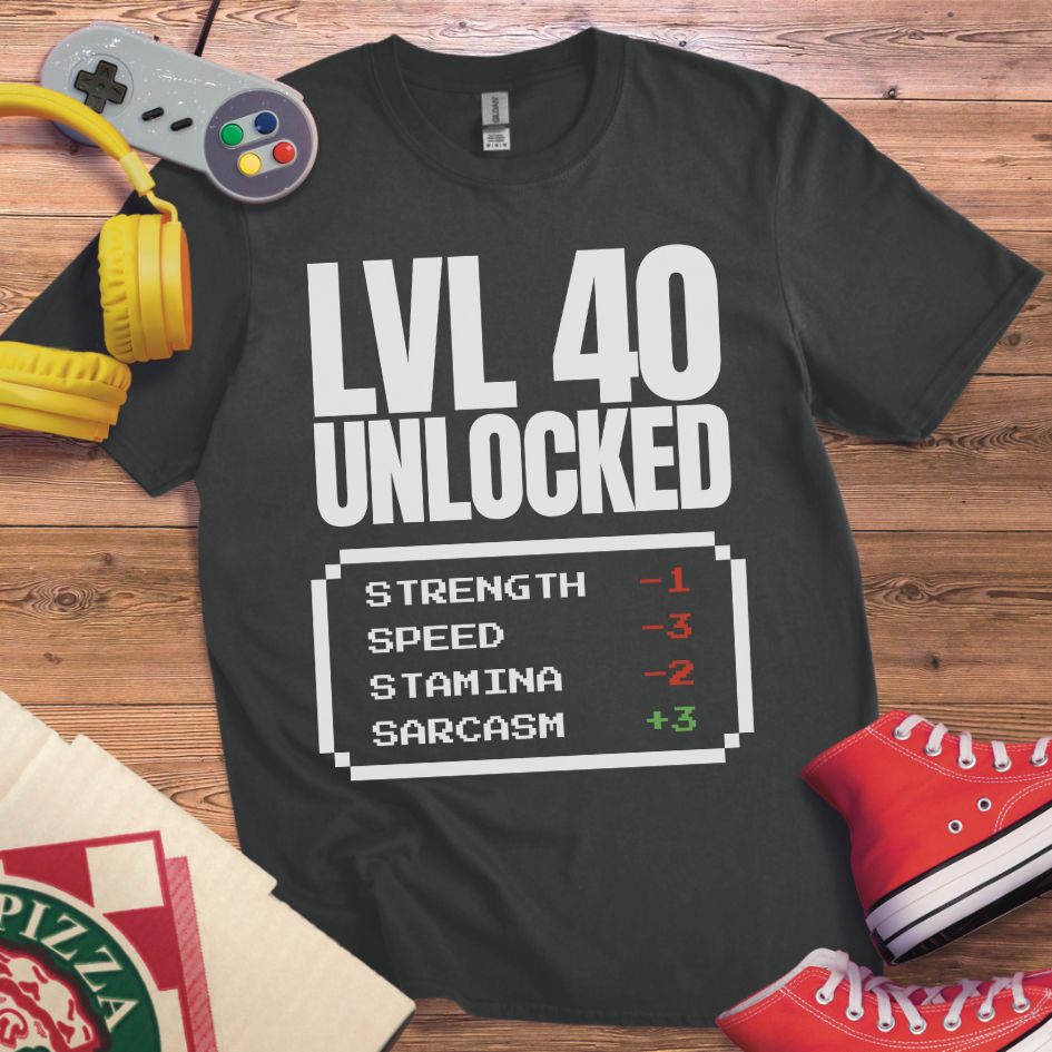 LVL 40 Unlocked T-Shirt