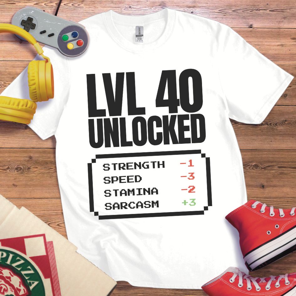 LVL 40 Unlocked T-Shirt