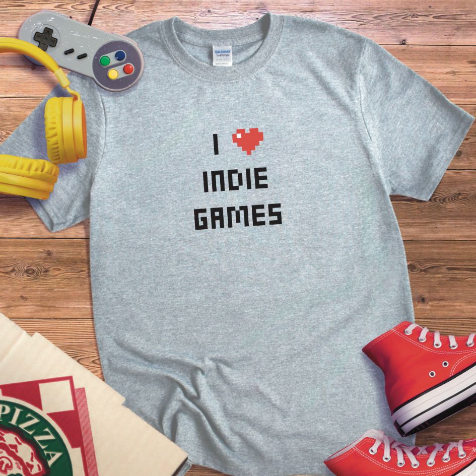 I Love Indie Games T-Shirt