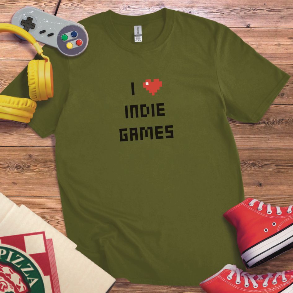 I Love Indie Games T-Shirt