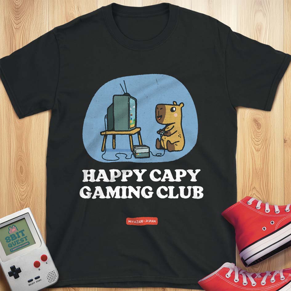 Happy Capy Gaming Club T-Shirt