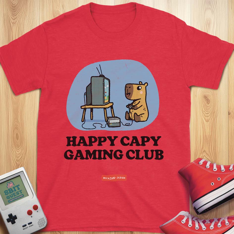 Happy Capy Gaming Club T-Shirt