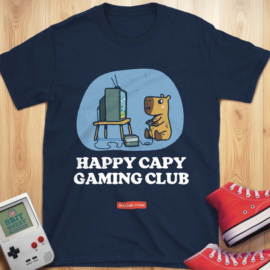 Happy Capy Gaming Club T-Shirt