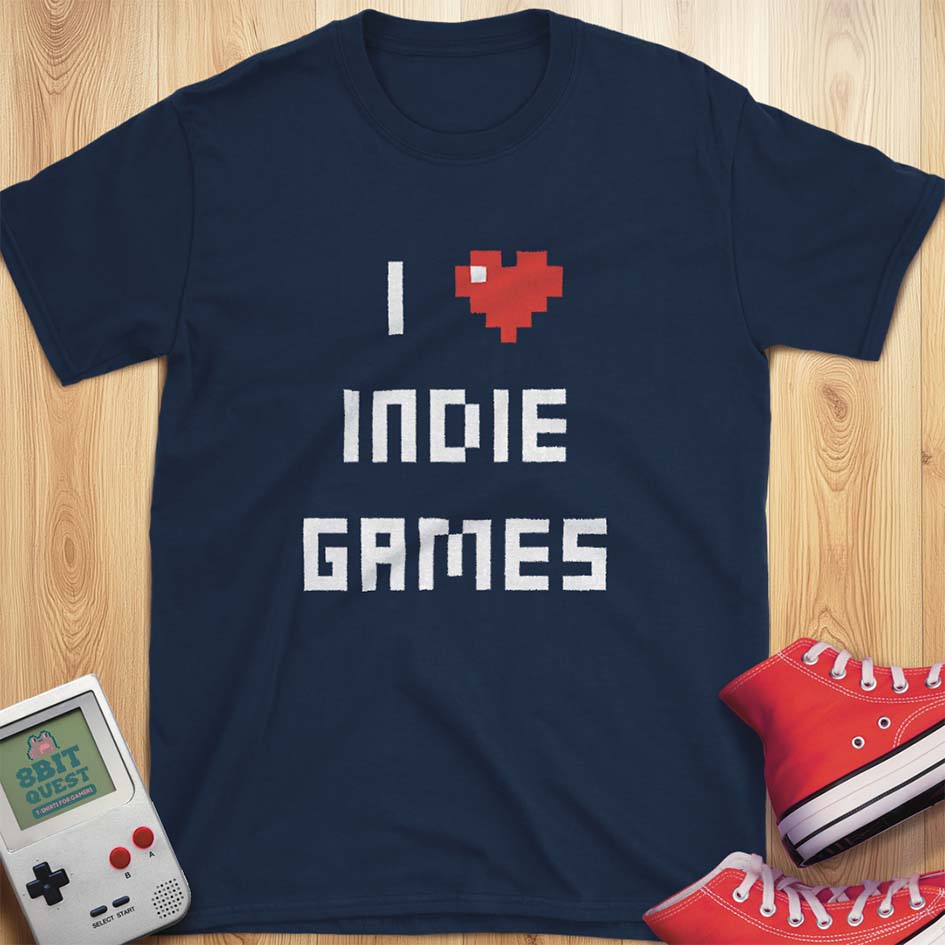I Love Indie Games T-Shirt