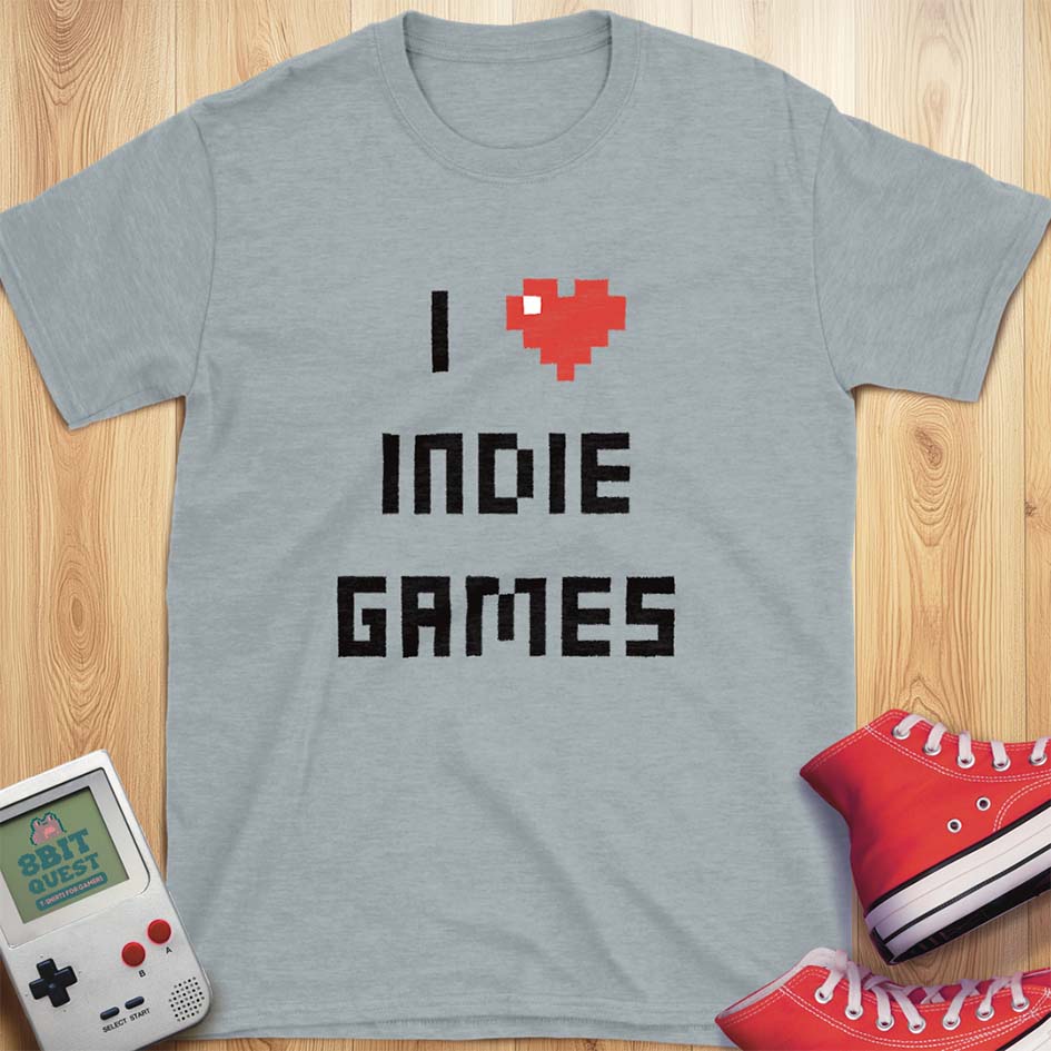 I Love Indie Games T-Shirt