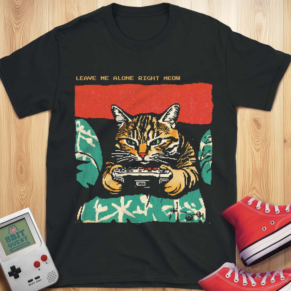 Leave Me Alone Meow T-Shirt
